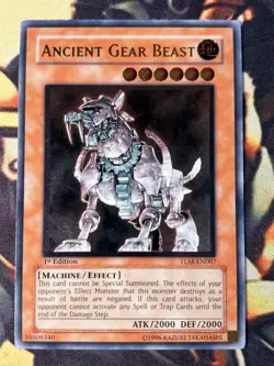 Yugioh: Ancient Gear Beast - TLM-EN007 - Ultimate Rare - 1st Edition - LP - Image 1