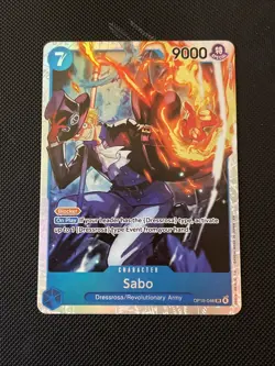 Sabo OP15-046 SR Foil One Piece TCG OP15 English Adventure On Kami's Island - Image 1