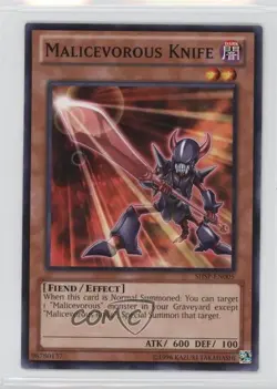Malicevorous Knife Unlimited YuGiOh Shadow Specters #SHSP-EN005 - Image 1