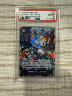 Marshall.D.Teach (093) (English Version 2nd Anniversary Set) OP09-093 One Piece - Image 1
