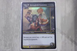 World of Warcraft TCG - Heroes of Azeroth - Stronghold Gauntlets 300 FOIL RARE - Image 1