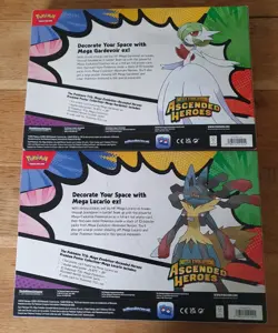 Pokemon TCG Ascended Heroes Premium Poster Collection Gardevoir and Lucario NEW - Image 2