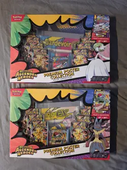 Pokemon Ascended Heroes Premium Poster Collection - Mega Lucario & Gardevoir - Image 1