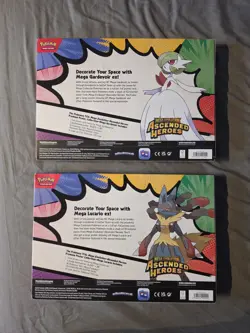 Pokemon Ascended Heroes Premium Poster Collection - Mega Lucario & Gardevoir - Image 2