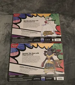 Pokemon Ascended Heroes Premium Poster Collection Mega Lucario and gardevoir EX - Image 2