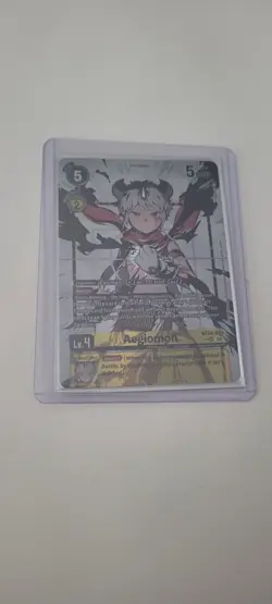 Digimon Card Game Aegiomon BT24-034 SP SR - Image 1