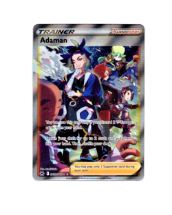 Pokemon Crown Zenith ADAMAN Trainer GG57/GG70 Galaraian Gallery Card MINT-NM - Image 1