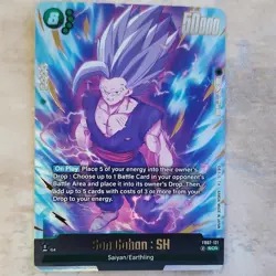 Bandai Dragon Ball Super Card Game Son Gohan SH SCR Battle Card FB07-121 - Image 1