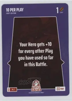 2024 Bo Jackson Battle Arena TCG Alpha Edition Play Cards 10 Per Play #PL-7 - Image 1