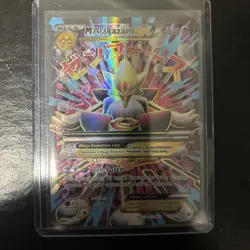 Mega M Alakazam EX Full Art Holo Card 118/124 XY Fates Collide - Image 1
