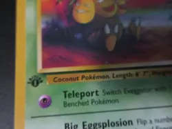 EXEGGUTOR POKEMON CARD 1ST EDITION 35/64 JUNGLE NON HOLO NEVER PLAYED NM- - Image 2