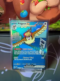 Pidgeot EX - 225/197 - Obsidian Flames - Special Illustration Rare LP TCG Card - Image 1