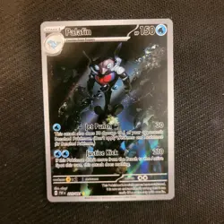 Pokemon Palafin Illustration Rare Card 225/091 SV Paldean Fates NM Condition - Image 1