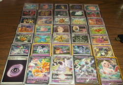 POKEMON 35 CARD PSYCHIC TYPE CHARACTER LOT INCLUDES 1 EX. GX OR V CARD - Image 1