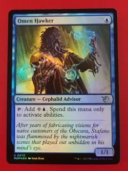 1x Omen Hawker | FOIL | March of the Machine | MTG Magic Cards - Image 1