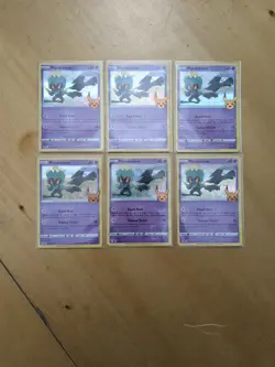 Pokemon Marshadow Trick Or Trade Holo Rare Card 080/203 NM LOT of 6 - Image 1