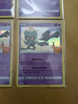 Pokemon Marshadow Trick Or Trade Holo Rare Card 080/203 NM LOT of 6 - Image 5