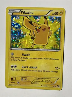 Pikachu 5/12 Holo Promo McDonald's Collection 2013 Pokemon TCG Card - Image 2