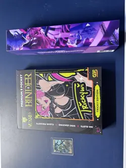 vCard Trickywi Binder, Alien Trickywi Promo Card, And Alien Tricky Desk mat - Image 1