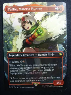 Yuffie Materia Hunter Chocobo Track Foil - FIC - Mtg Card #3EE - Image 1