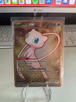 Mew EX 151 Gold Metal Card Promo 205/165 Pokemon TCG Scarlet & Violet - Image 1