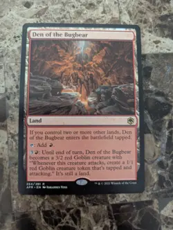 Den of the Bugbear - MTG - Adventures in the Forgotten Realms - Regular, NM - Image 1