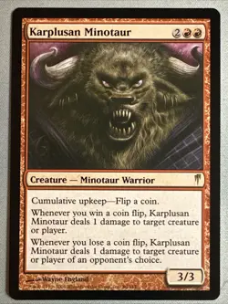 MTG / Karplusan Minotaur / CSO / #86 / Regular / Rare / NM - Image 1