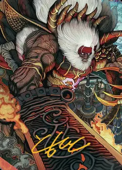 Braska's Final Aeon (39/53) Gold Stamped Signature Art Series NM (Art Card)[MTG] - Image 1