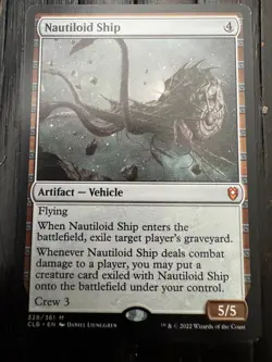 NM Nautiloid Ship, MTG, Baldur's Gate, Magic the Gathering, 328 - Image 1
