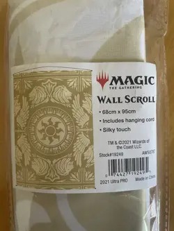 MTG Magic the Gathering Mana Plains Wall Scroll 19249 NEW 2021 Ultra Pro - Image 3