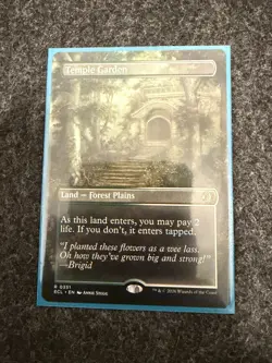 MTG: Lorwyn Eclipsed ~ Temple Garden (Borderless) Regular - Image 1