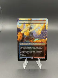 Steam Vents (Borderless) Lorwyn Eclipsed Regular MTG 0348 - Image 1