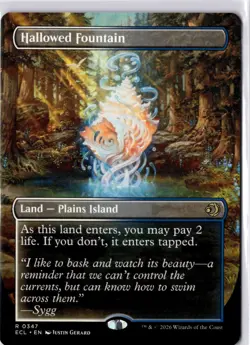 Hallowed Fountain (Borderless) Lorwyn Eclipsed Regular NM R 0347 - Image 1