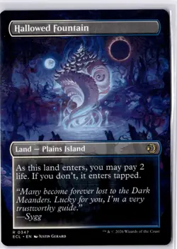 Hallowed Fountain (Borderless) Lorwyn Eclipsed Regular NM R 0347 - Image 2