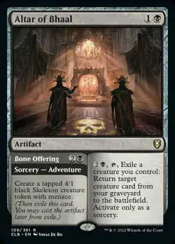 Altar of Bhaal // Bone Offering - Foil x1 - Commander Legends: Battle for Baldur - Image 1