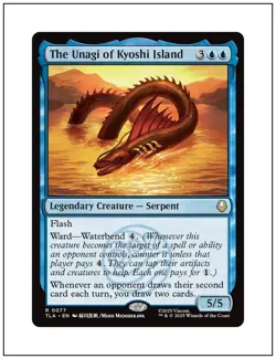 1x The Unagi of Kyoshi Island, Magic the Gathering, MTG NM - Image 1