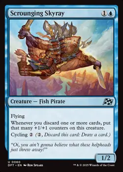 Scrounging Skyray | #60 | DFT | MTG | Regular | Mint - Image 1
