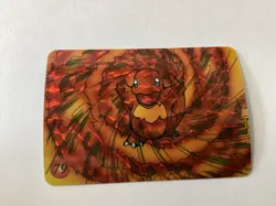1996 Pokemon Japanese Vending Prism Card Sticker #79 Charmander,Ditto - Image 1