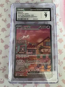 Mew Ex 053 | Black Star Promo | 151 UPC Promo | CGC 9 | Mint | Pokemon TCG - Image 1