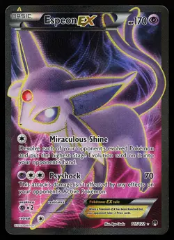 Espeon EX 117/122 Holo Full Art XY BREAKpoint Pokemon Card - Image 1