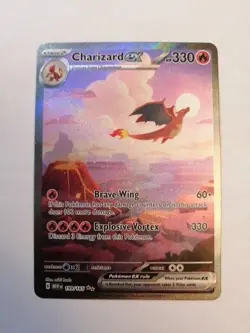 Pokemon TCG Charizard EX 199/165 Scarlet & Violet 151 SIR NM English - Image 1