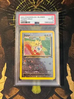 Pokemon Togepi 4/18 Southern Islands Reverse Holo Vintage PSA 4 - Image 1