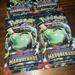 (Lot of 4) Pokemon Scarlet & Violet: Twilight Masquerade Booster Pack - Image 2