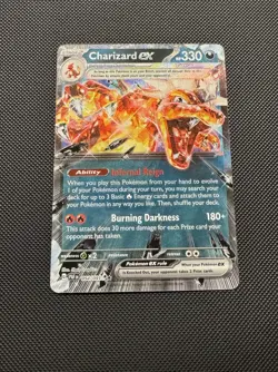 Pokemon TCG Charizard ex 054/091 SV: Paldean Fates Double Rare Near Mint - Image 2