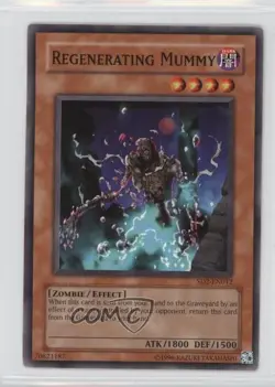Regenerating Mummy Unlimited YuGiOh Zombie Madness Structure Deck #SD2-EN012 - Image 1
