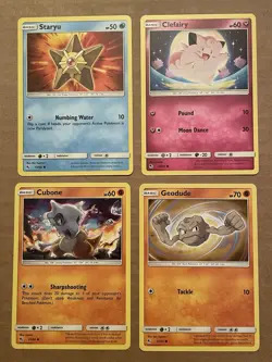 4x Pokemon Card Lot - Hidden Fates [NM] + FREE STICKER! - Image 1