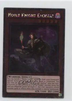 Noble Knight Eachtar (Platinum) YuGiOh s of the Round Table Box Set #NKRT-EN011 - Image 1