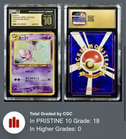 Pokemon 2000 Crossing The Ruins Espeon Neo 1st Ed Holo Vintage CGC Pristine 10 ✨ - Image 3