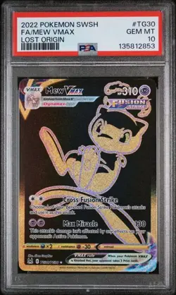 MEW VMAX Lost Origin Trainer Gallery Holo #TG30 PSA 10 Pokemon [Nostalgium] - Image 1