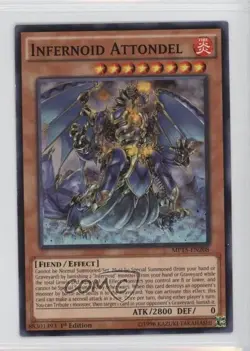 Infernoid Attondel 1st Ed. YuGiOh Mega-Tins Mega Pack #MP15-EN208 - Image 1
